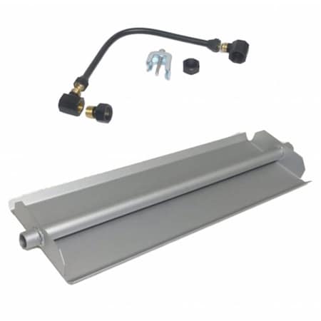 Tretco 30 in. Powder Coated Linear Burner Pan Kit, Natural Gas OB5-BK2-30-NG